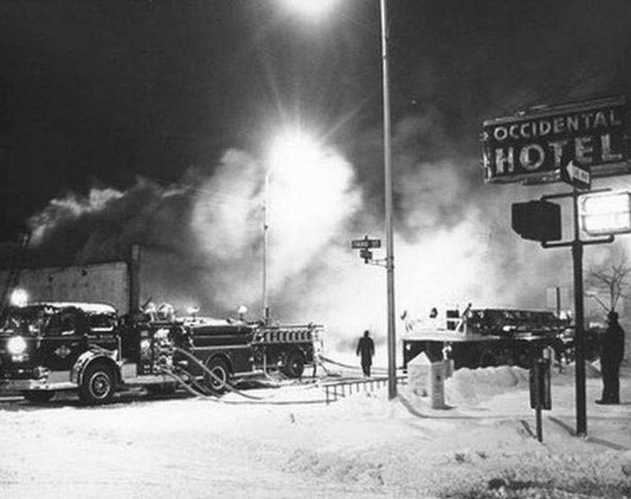 Drelles Restaurant and Cocktail Bar - 1963 Fire Scene